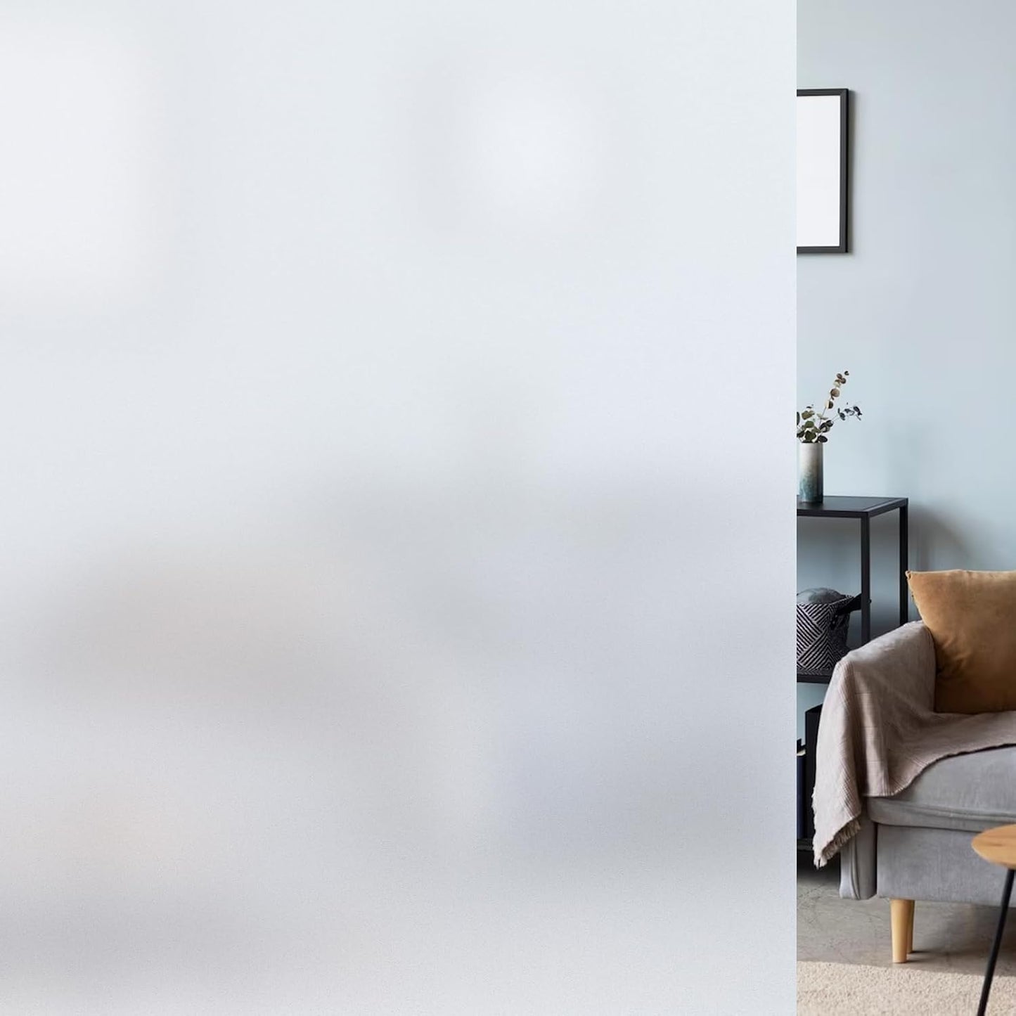 LUTE Window Privacy Film for Bathroom - Frosted Glass Covering