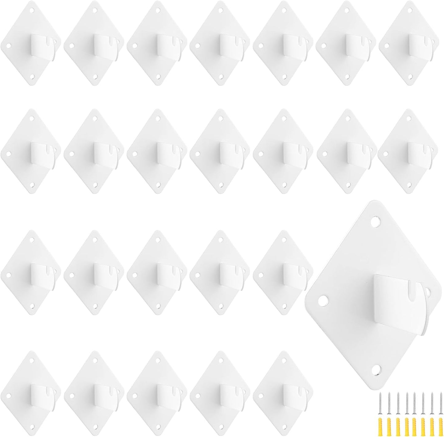 Gridwall Mount Brackets for Wall Organization and Display Needs