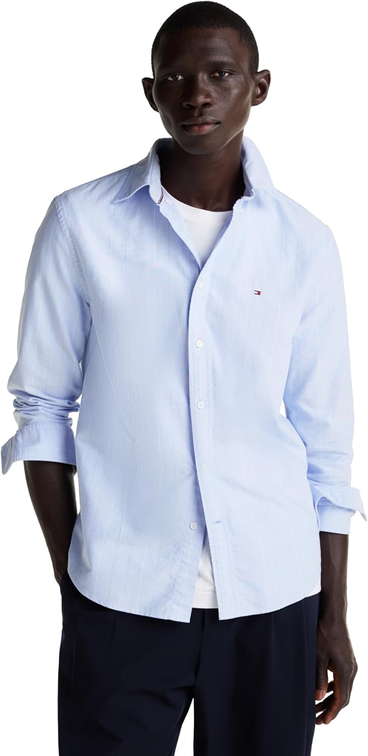 Tommy Hilfiger Long Sleeve Oxford Regular Fit Button Down Shirts