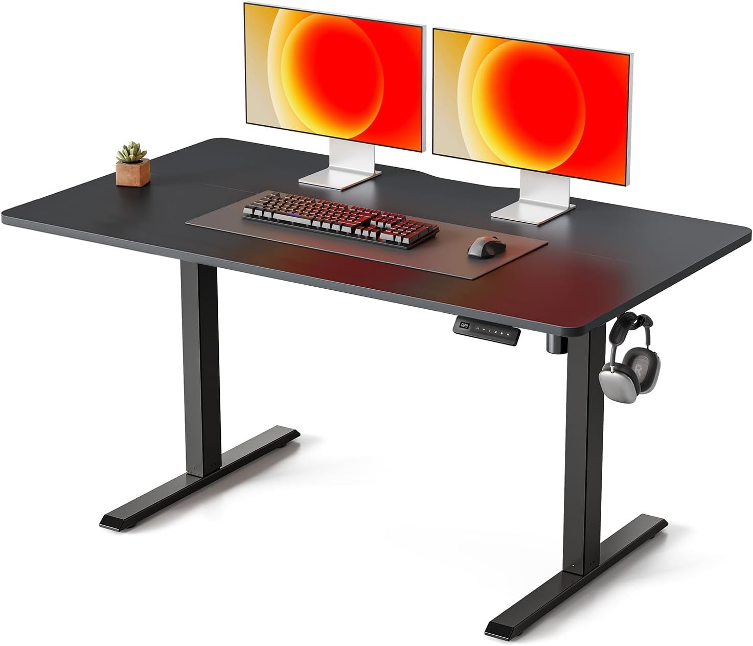 FEZIBO Standing Desk Electric Height Adjustable for Comfort