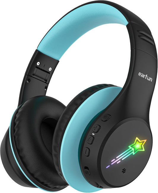 EarFun K4 Kids Bluetooth Headphones - 90H Playtime!