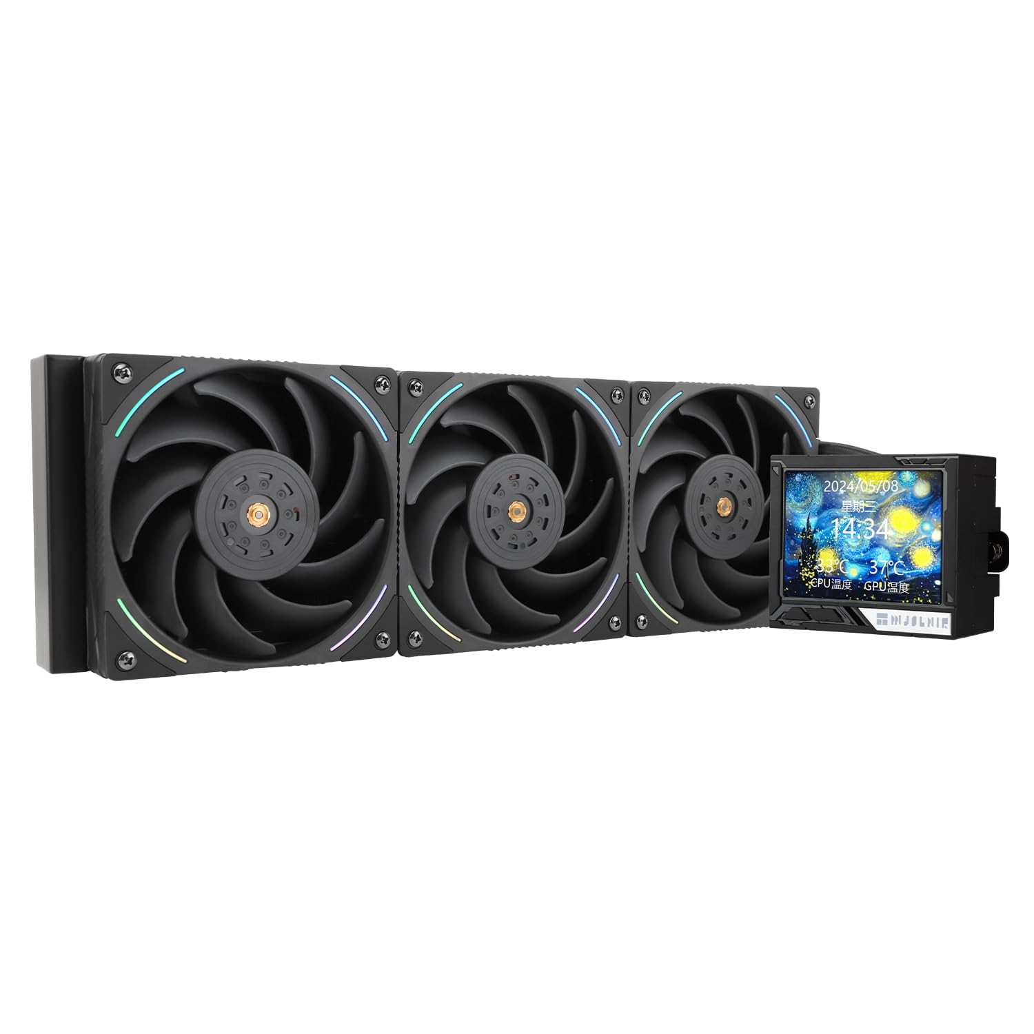Thermalright Mjolnir Vision 360 ARGB Black CPU AIO Cooler Review