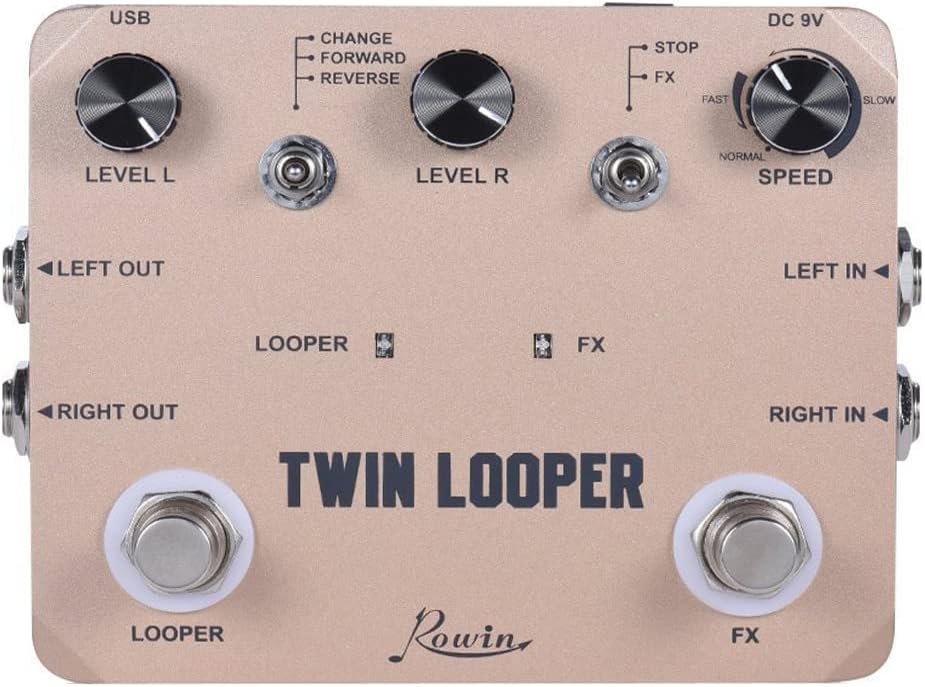 Rowin Twin Looper Station Electric Guitar Effect Pedal Review