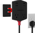 Monster Power Shield Magnetic Wall Outlet Extender - Compact MultiPort