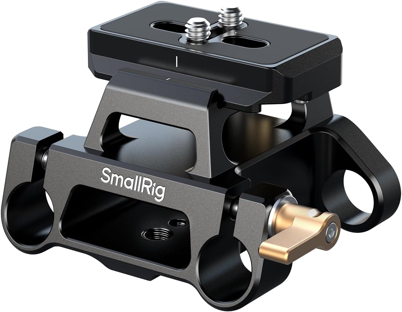 SMALLRIG Universal Mount Plate Kit with Dual 15mm Rod Clamp