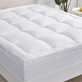 Queen Mattress Topper Extra Thick Cooling Plush Pad - Deep Pocket