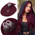 Senmy Micro Ring Hair Extensions 22inch Burgundy Color 50g