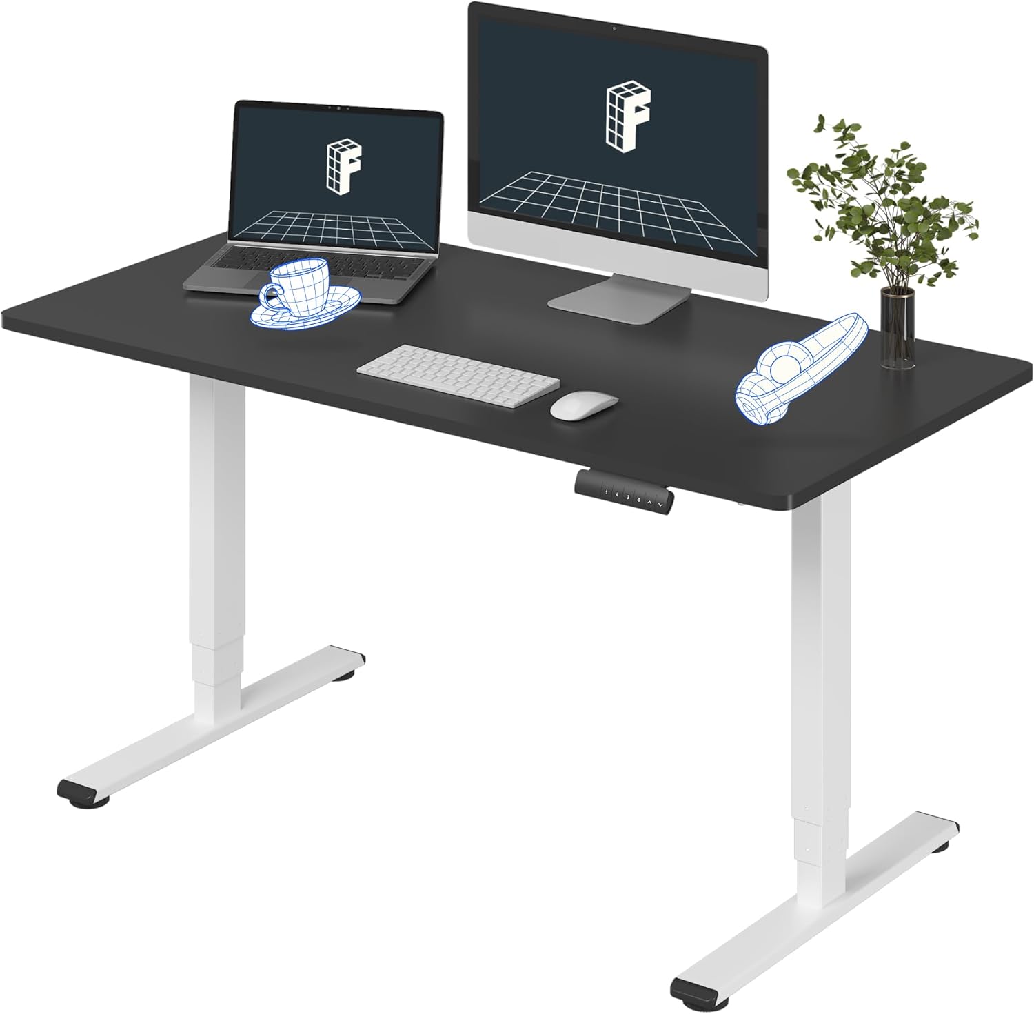 FLEXISPOT E6 Essential Electric Standing Desk for Ergonomic Comfort