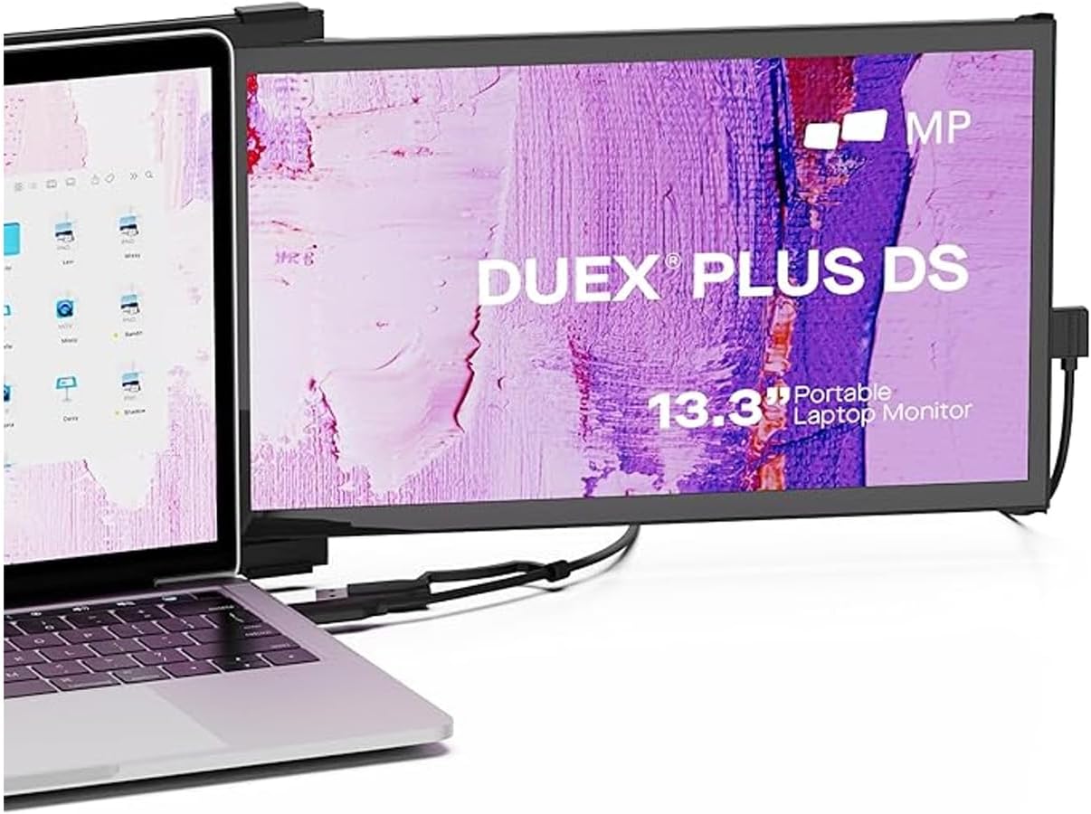 2025 Duex Plus DS 13.3 Portable Monitor - FHD 1080P Laptop Screen Extender