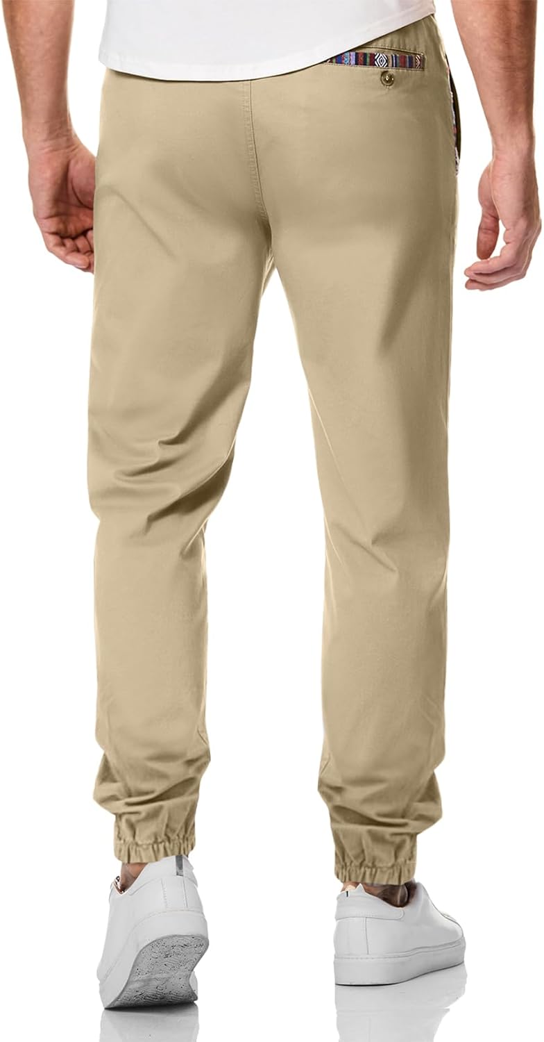 JMIERR Mens Casual Joggers Pants for Hiking and Outdoor Use