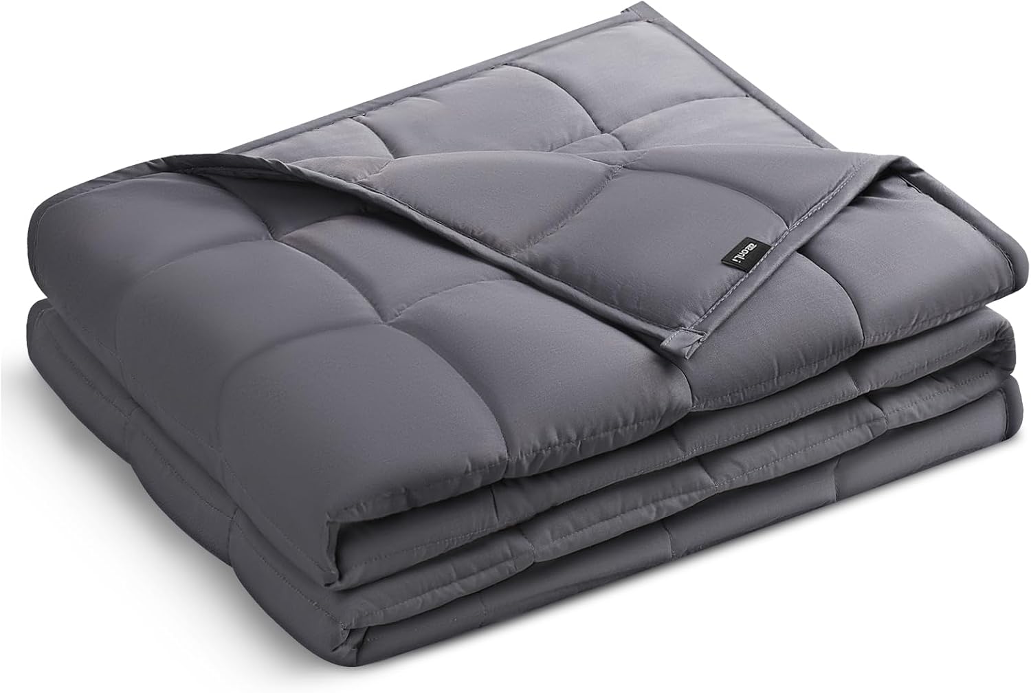 ZonLi Weighted Blanket for Adults, 60x80 in Dark Grey
