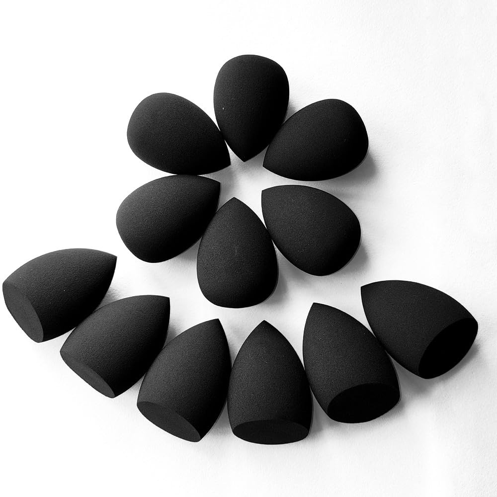 Flawless Face Puffs Set by Wiko - 12pc Latex-Free Makeup Sponges