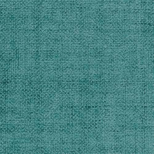 Teal Chenille Upholstery Fabric by The Yard with Aquaclean