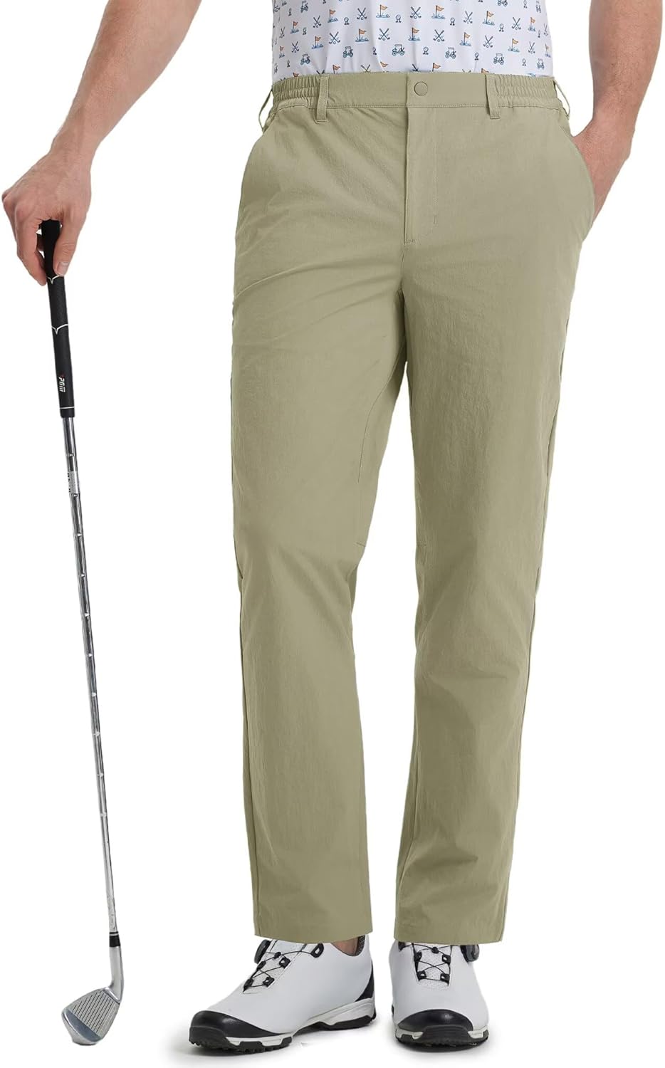 M MAELREG Mens Golf Pants - Lightweight Water-Resistant Design
