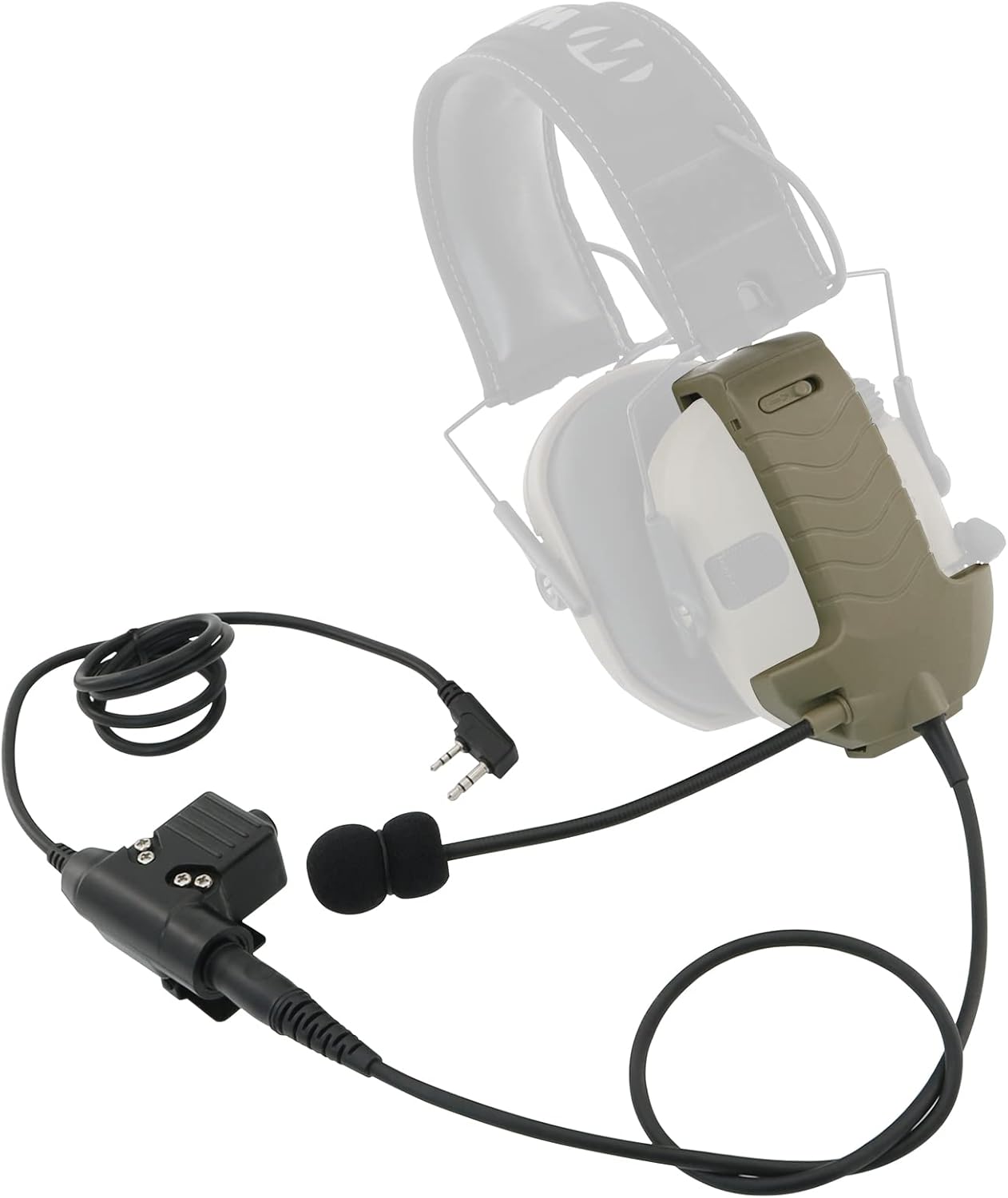 Microphone & PTT for Walker's Razor Noise Cancelling Headphones