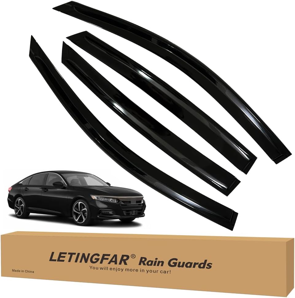 Tape-on Rain Guards for 2018-2022 Honda Accord - Side Vent Visors