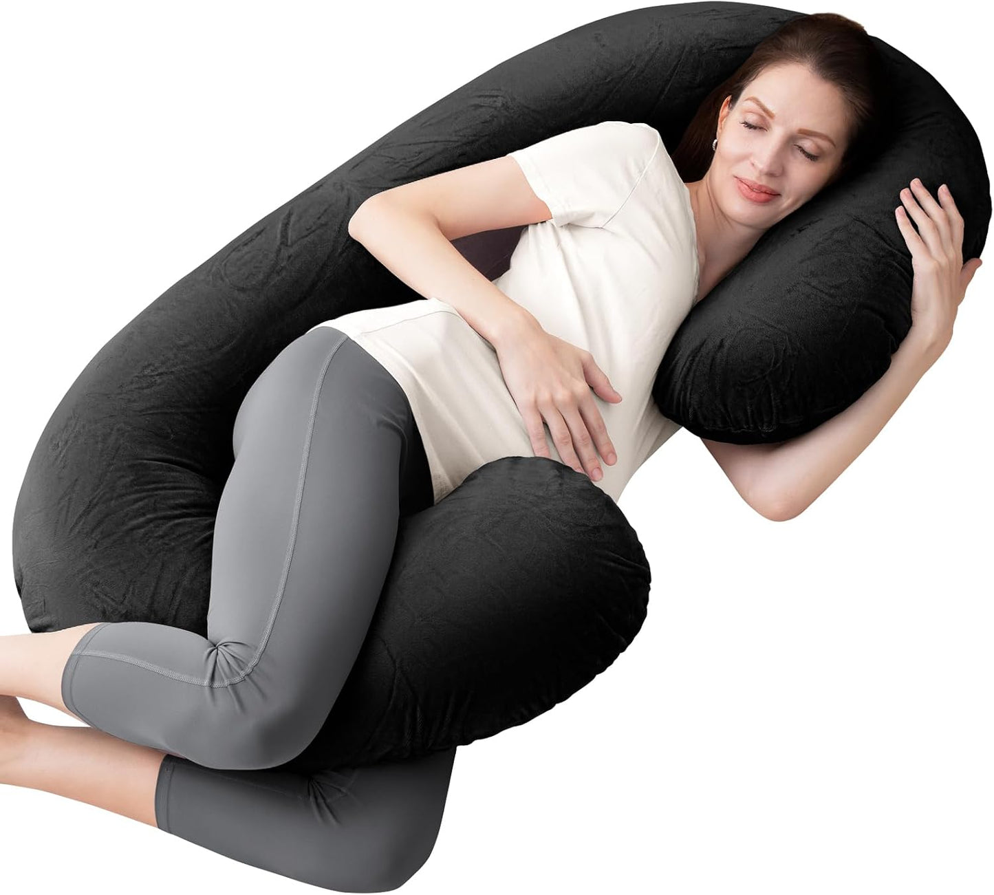 C Shaped Pregnancy Pillow for Maternity Support and Comfort