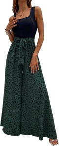 Yajedo Women's Summer Wide Leg Jumpsuit for Casual Comfort