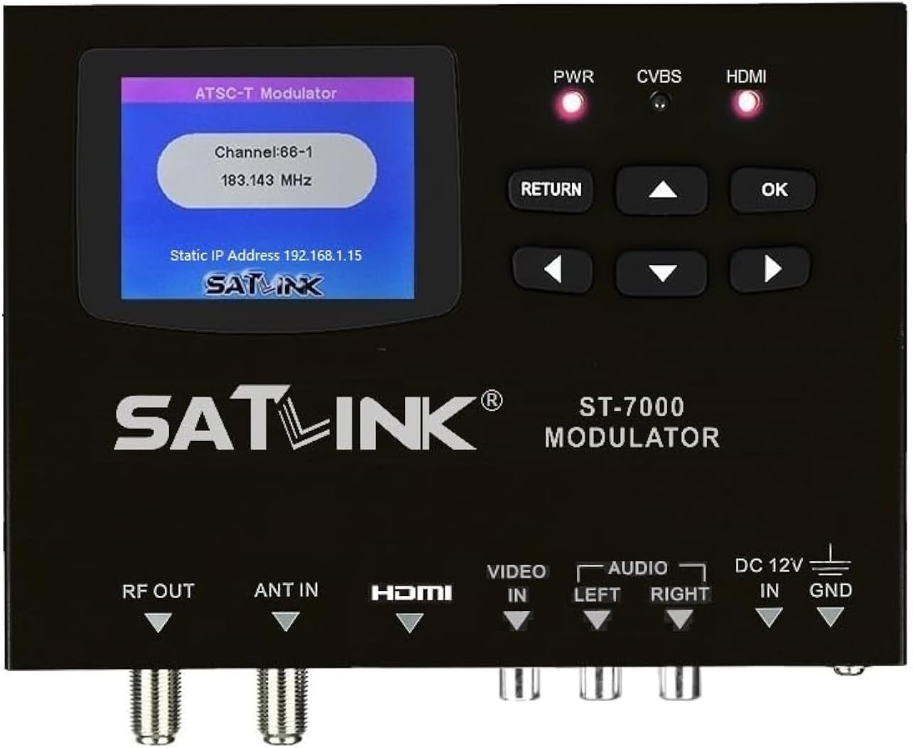 ST-7000 HDMI to RF Digital Modulator for 1080p Video Output