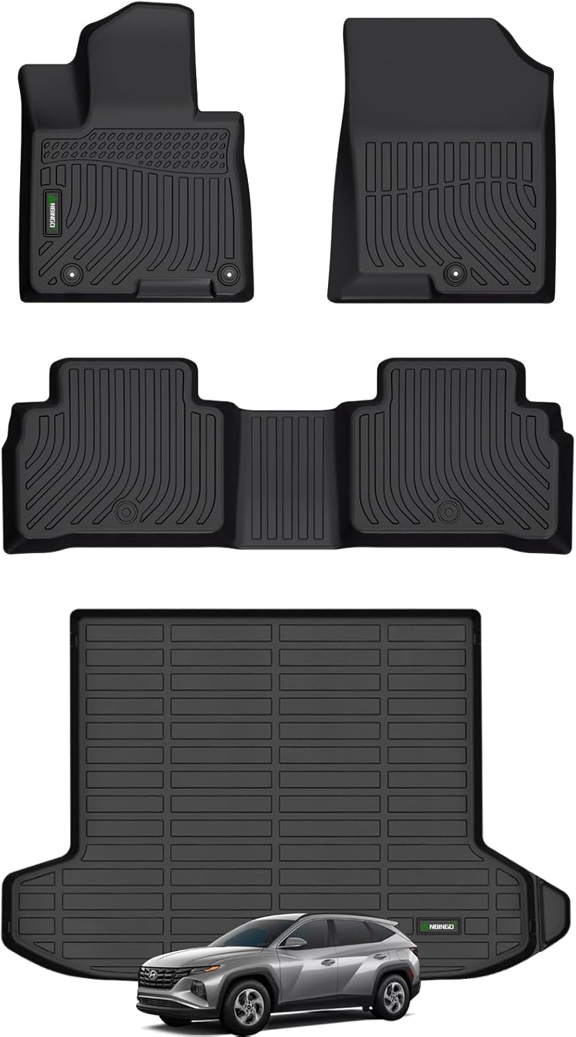 Custom Fit All Weather Floor Mats for 2022-2026 Hyundai Tucson