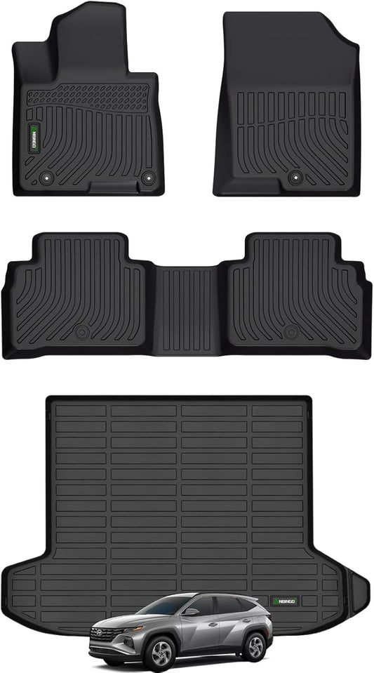 Custom Fit All Weather Floor Mats for 2022-2026 Hyundai Tucson