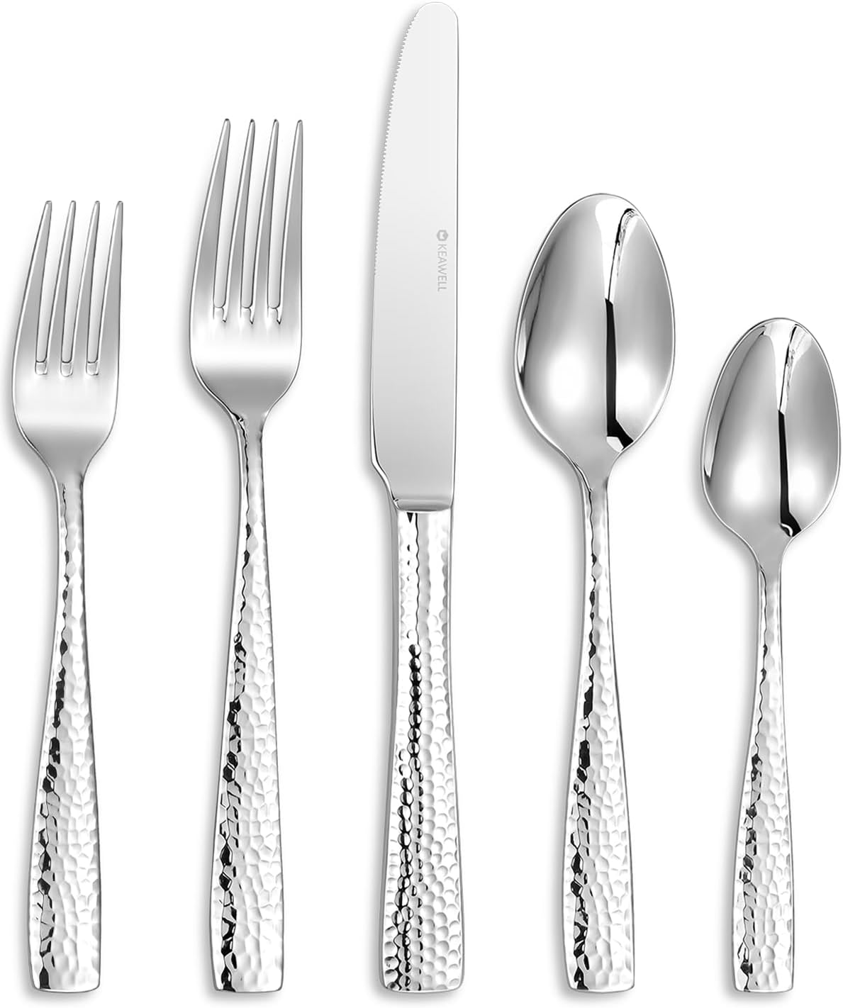 Premium Louis Hammered Silverware Set for Elegant Dining