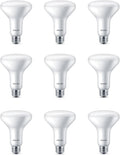 PHILIPS LED Dimmable BR30 Bulb 9-Pack - Warm Glow Dimming