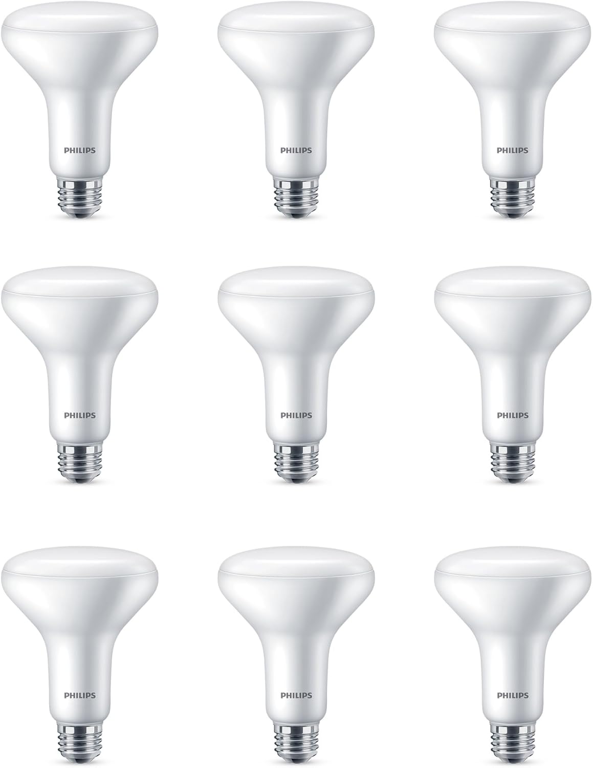 Philips LED Dimmable Warm Glow Effect BR30 Light Bulb Pack