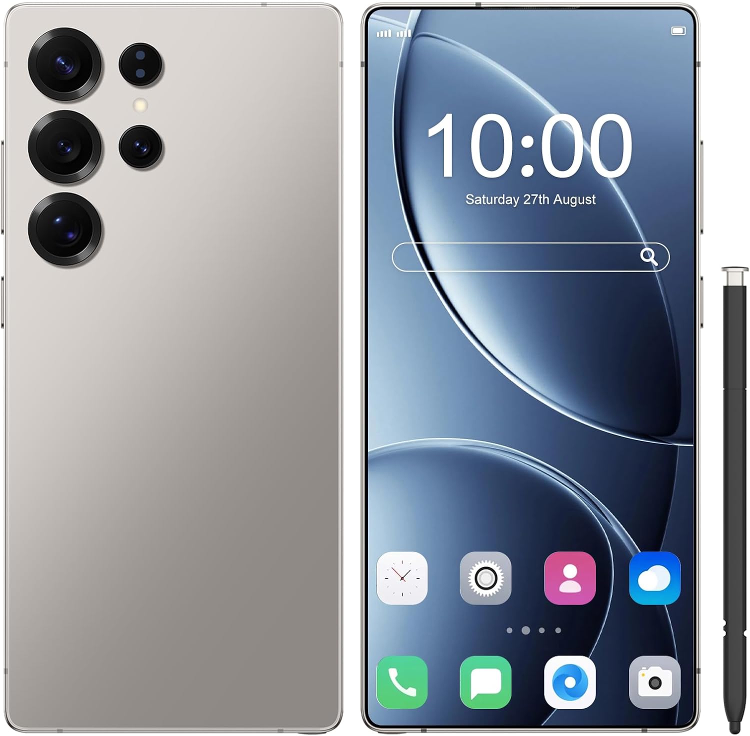 S25 Ultra Unlocked Phone with 7.2-inch HD Screen and 5G