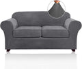 PrinceDeco Velvet Couch Cover for Loveseat - Stylish Protection