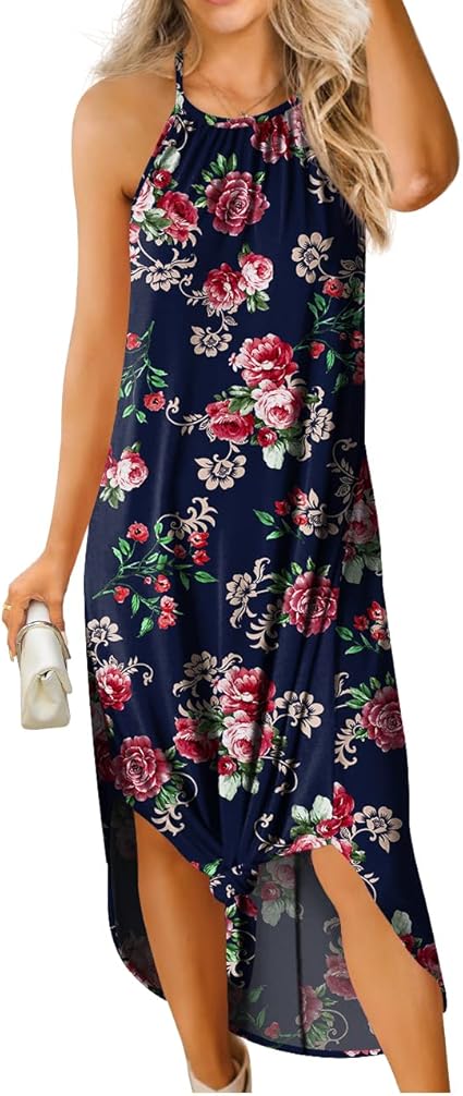 GRECERELLE Women's Loose Casual Sundress for Summer Fun