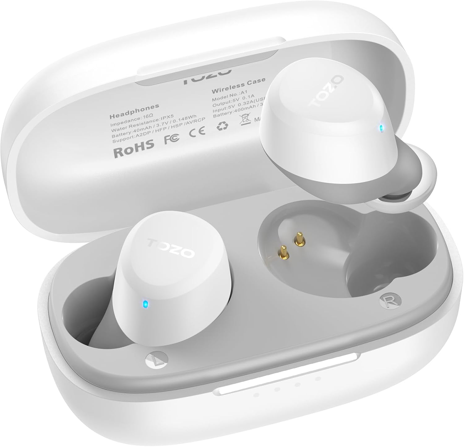 TOZO A1 Wireless Earbuds: Immersive Sound, Light-Weight & Waterproof