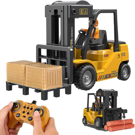 Remote Control Forklift Cranes for Kids - Fun Construction Toy