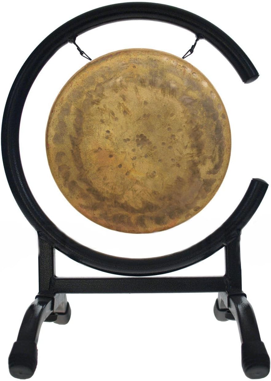 7 to 8 Inch Gongs on High C Stand for Sound Healing Practice
