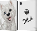 Animal Club International Leather iPad Wallet Case with Terrier Design