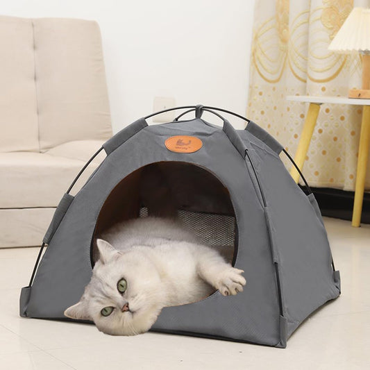 Portable Waterproof Cat Tent: Refreshing & Cozy!