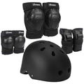 Kids Bike Helmet and 7-Piece Protective Gear Set - Secure Fit