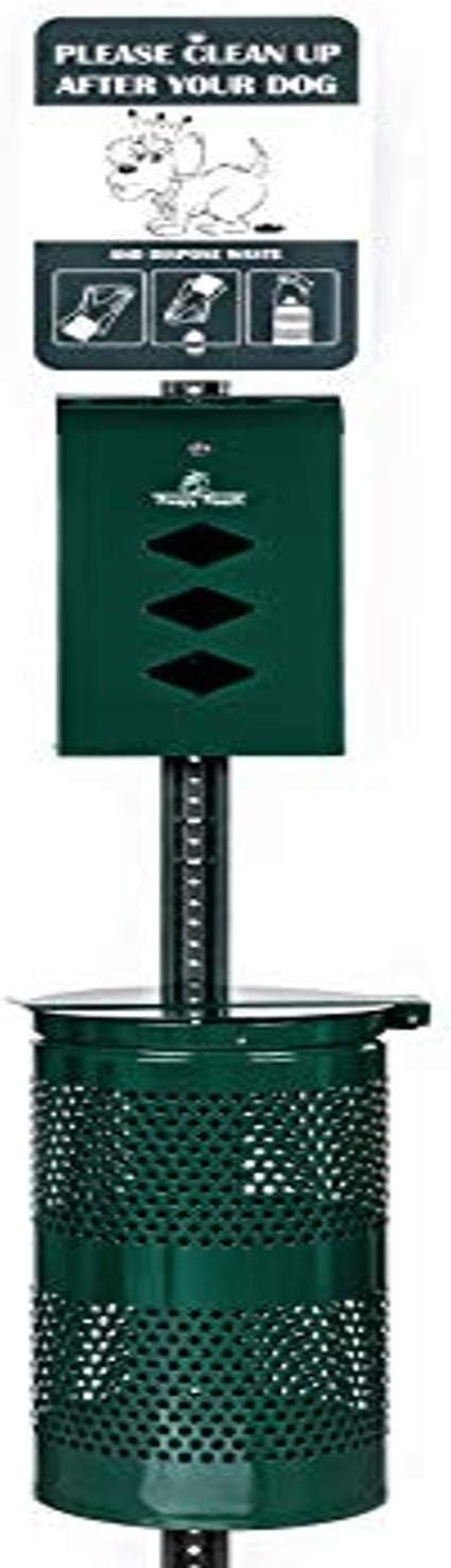 Monarch Outdoor Dog Waste Station Kit for Easy Cleanup Anywhere