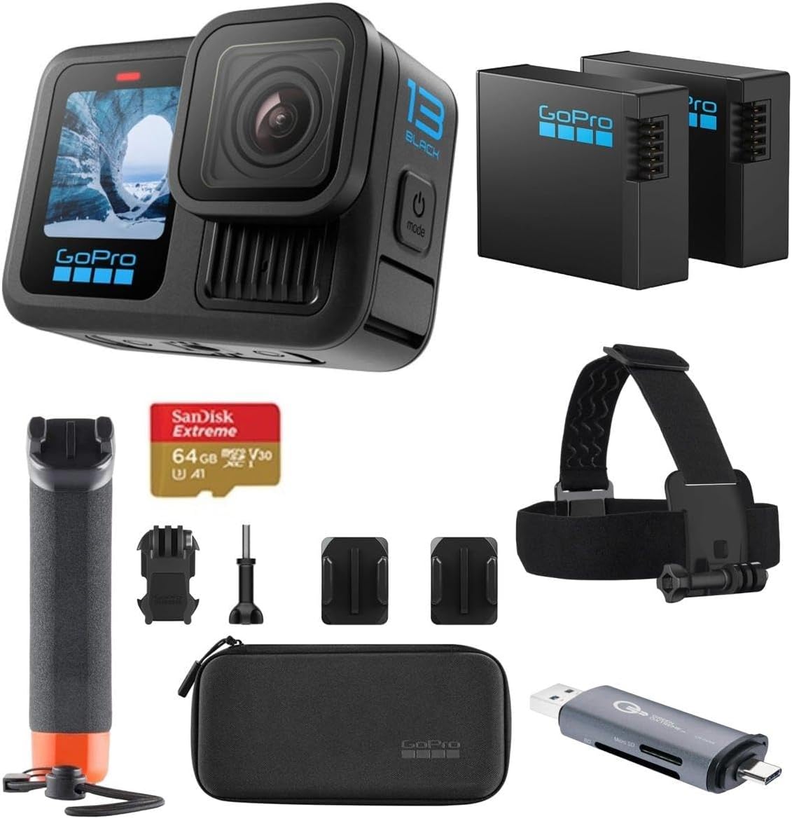GoPro HERO13 Black Accessory Bundle for Ultimate Adventure