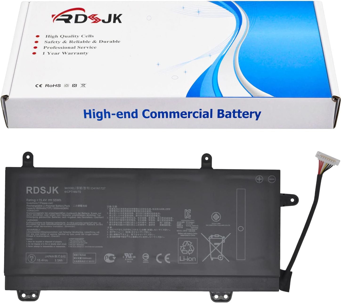 C41N1727 Laptop Battery for Asus ROG Zephyrus M Series