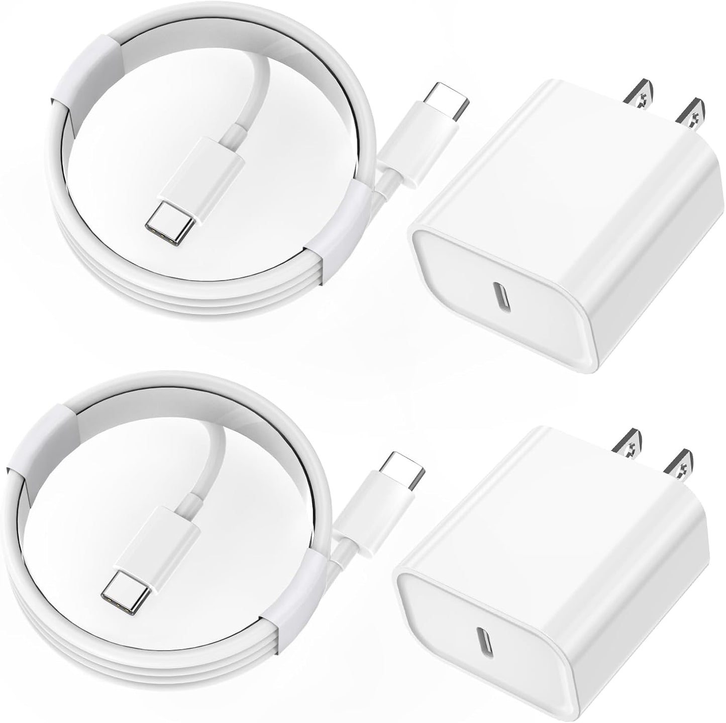 iPhone 15 Pro Charger Fast Charging 20W PD USB C Wall Block