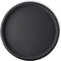 23in Black Universal Round Planter Saucer - Heavy Duty Floor Protector