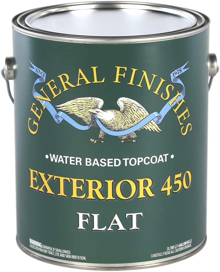 General Finishes Exterior 450 Water Based Topcoat for Wood