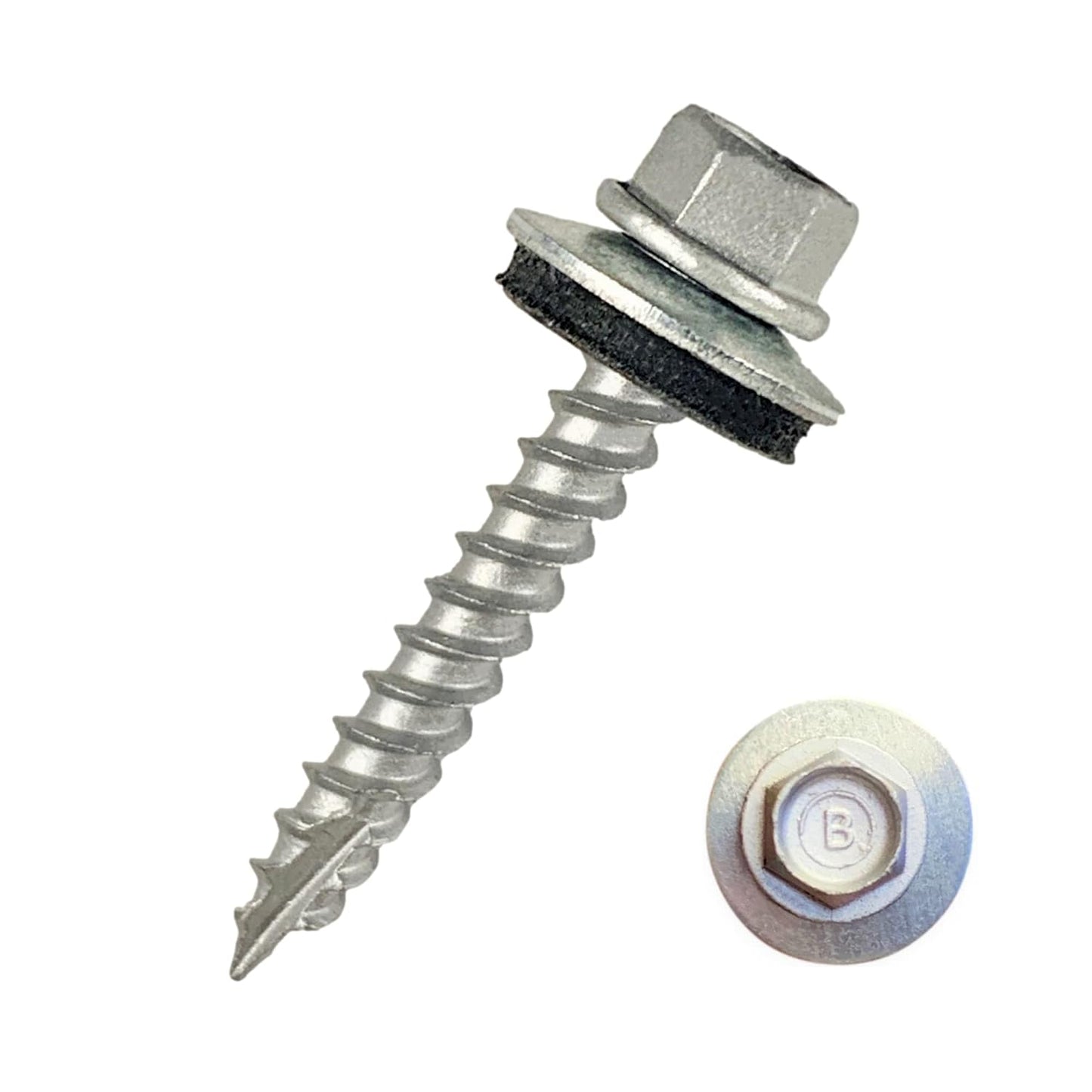 EAGLE 1 Metal Roofing Screws with EPDM Washer - 2 Inch, 1000