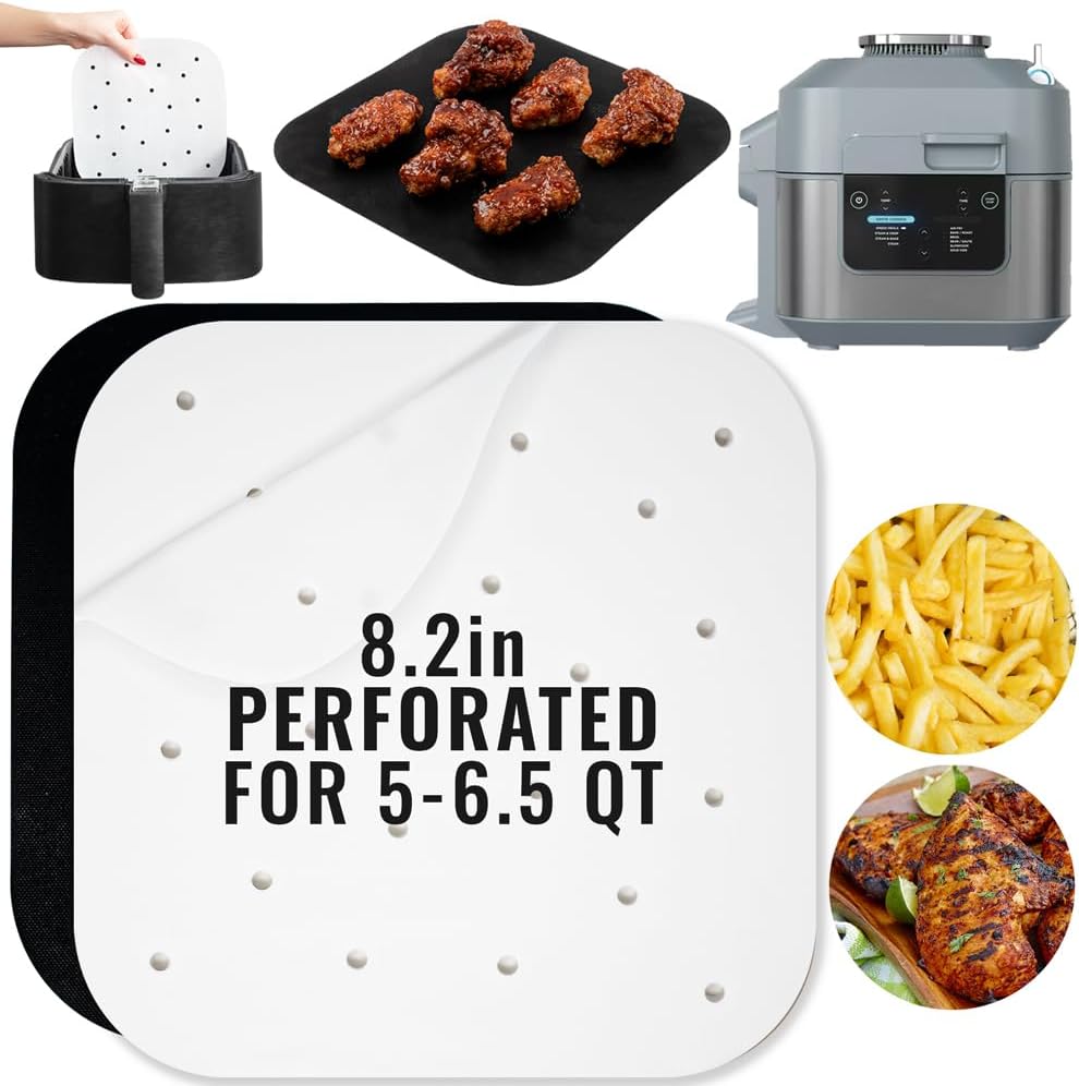 Non-Stick Air Fryer Liners by INFRAOVENS