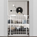 Narrow Walk Through Baby Gate with Auto Close Feature for Safety