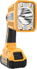 Flashlight for Dewalt 20V Max Li-ion Battery - 1250 Lumen Jobsite