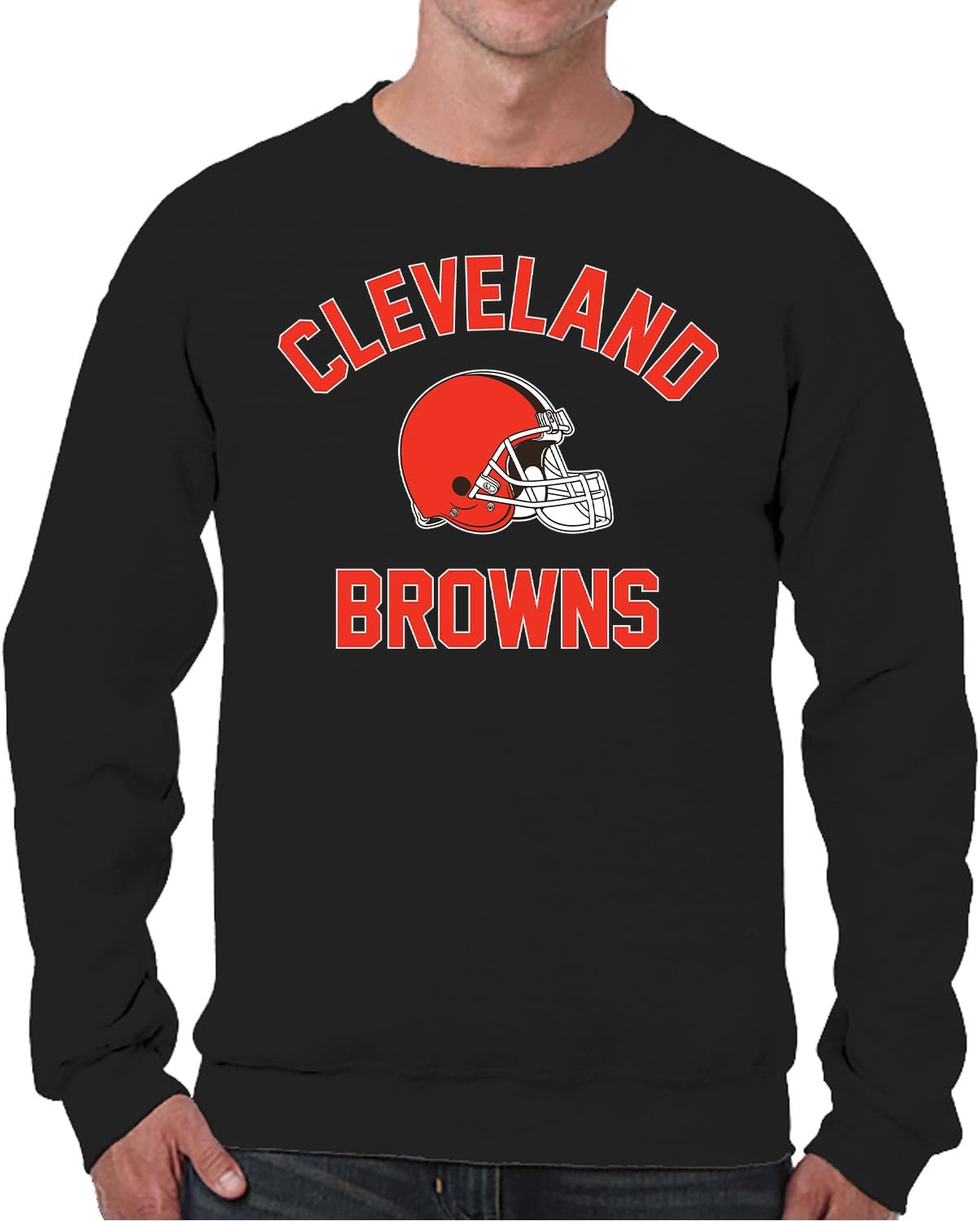 Cleveland Browns Gameday Football Crewneck Sweatshirt for Fans