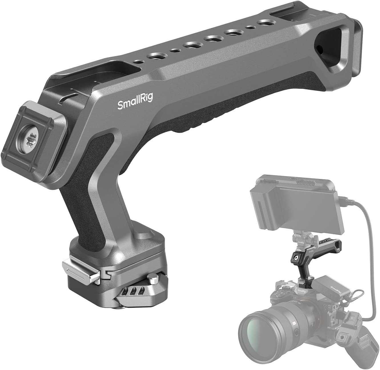 SmallRig Quick Release Top Handle with Ergonomic Design and Slider