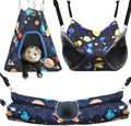 Ferret Rat Hammock Tent Hanging Tunnel Set - Durable Cozy Hideaways